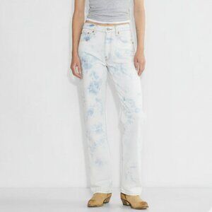 Re/Done 90s High Rise Loose Fit Jeans Relaxed Baggy Size 28 Light Wash NEW